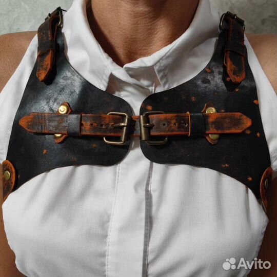 Портупея женская из натуральной кожи