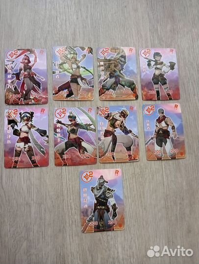 Коллекционные карточки Genshin Impact