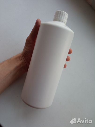 Тара 1 литр из толстого пластика для хим продукции