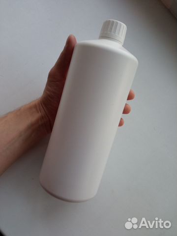 Тара 1 литр из толстого пластика для хим продукции