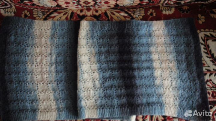 Шарф - палантин полушерстяной