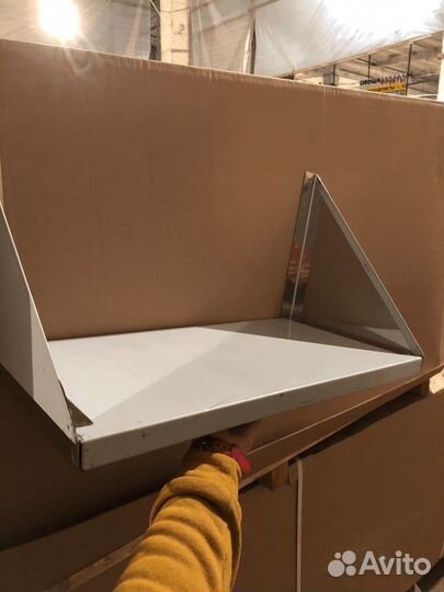 Полка из нержавейки 1,5м