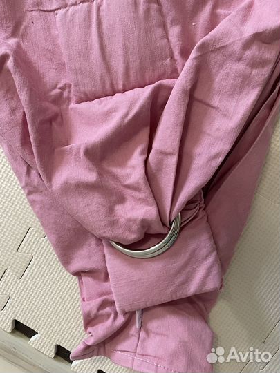 Слинг на кольцах хлопок лен