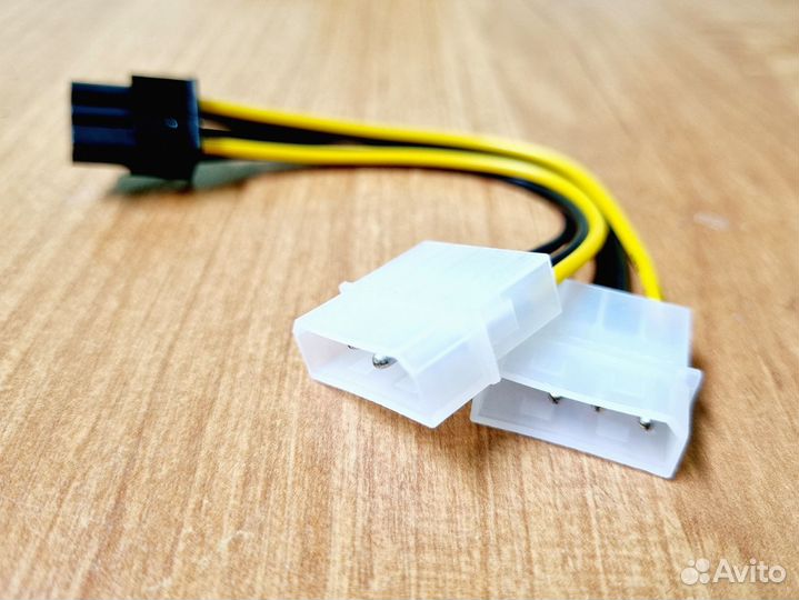 Переходник питания видеокарты 2x Molex \ 6-pin