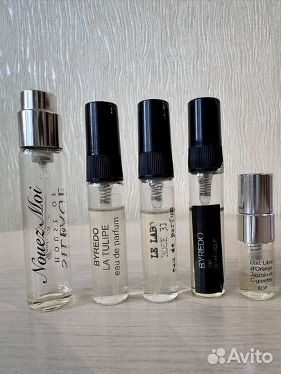 Духи отливанты оригиналы по списку