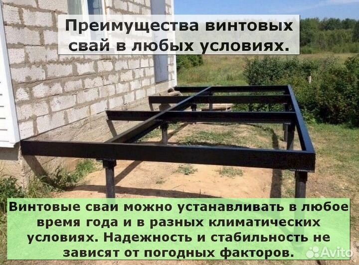 Сваи винтовые для фундамента