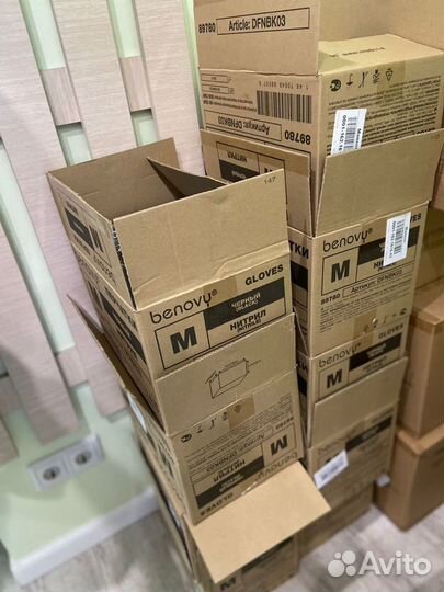 Нитриловые перчатки Benovy Dental Formula размер M