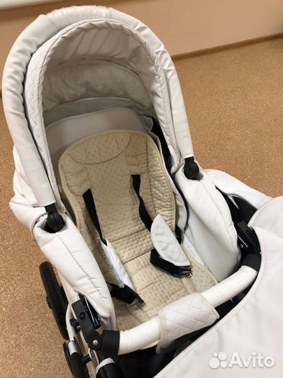 Коляска 2 в 1 эко кожа