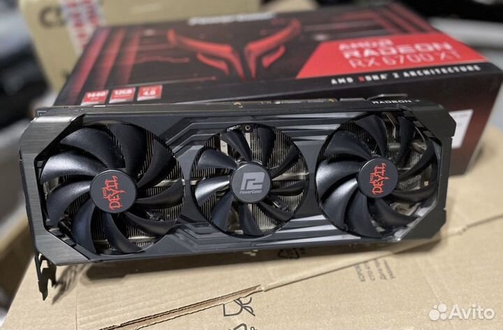 Видеокарта RX 6700xt RED devil