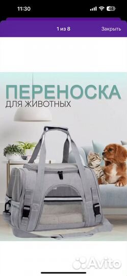 Переноска новая не понадобилась