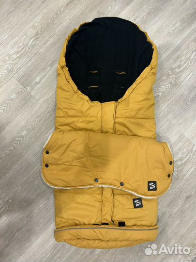 Зимний конверт в коляску мимими