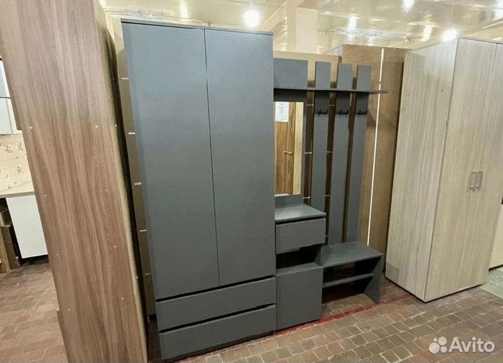 Прихожая графит в наличии