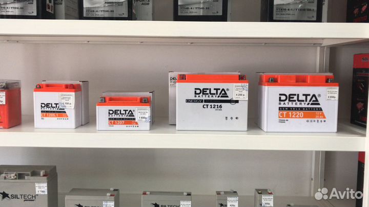 Аккумулятор Delta (Дельта) CT1207 12V 7Ah YTX7A-BS