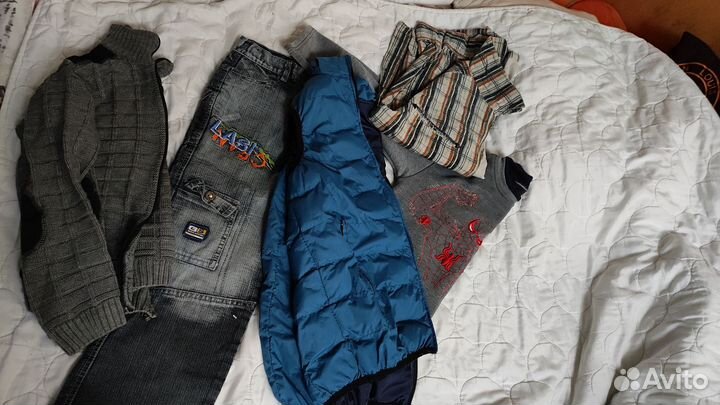 Отдам пакет вещей на мальчика 10 лет