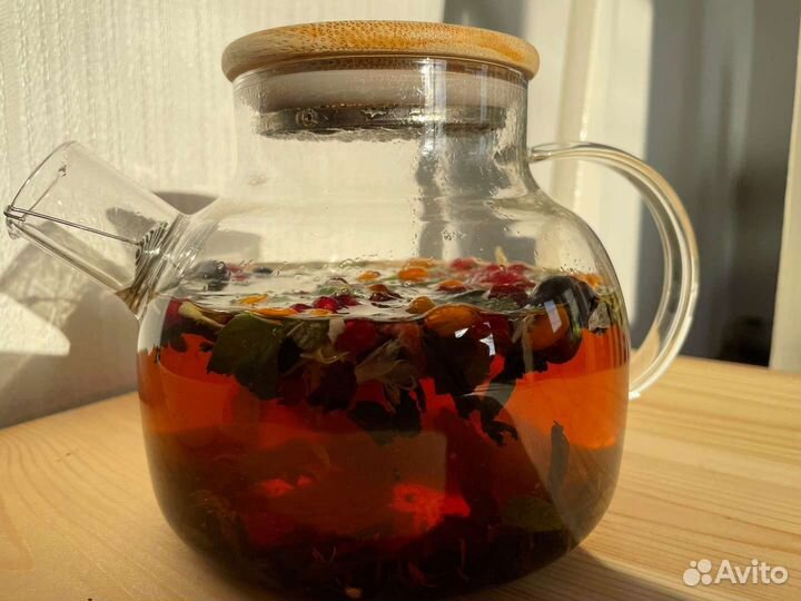 Иван чай 1 килограмм Ягоды и травы, обилие ягод