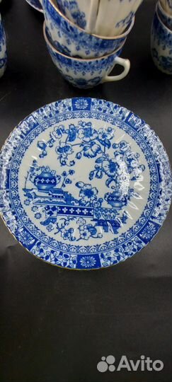 Антикварная кофейная тройка Япония