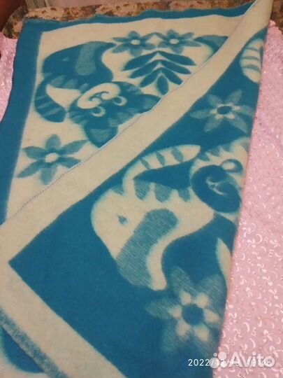 Одеяло детское шерстяное