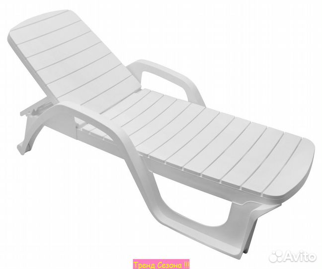 Лежак пластиковый Прованс арт.3730-мт001