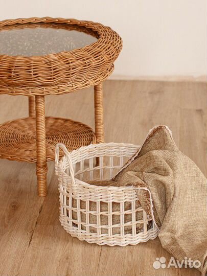 Корзина для пледов