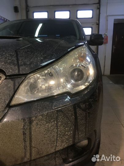 Subaru Legacy замена линз, покраска масок, чистка
