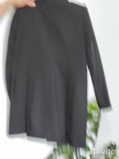 Пальто драповое женское Mango р. xl чёрное