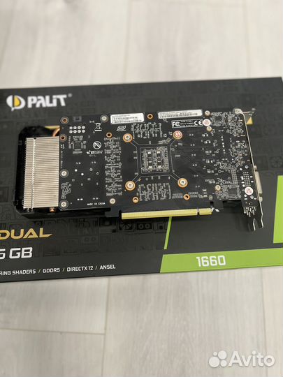 Видеокарта GTX 1660 6gb