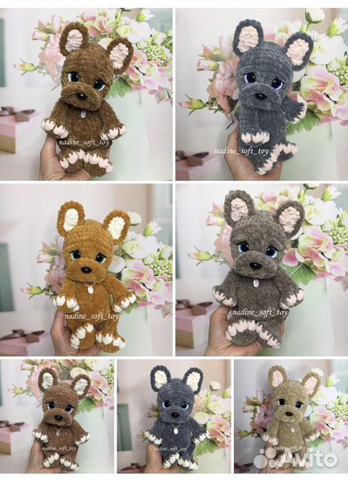 Вязаные игрушки Собачки