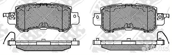 Колод. торм. диск. NiBK PN25001 PN25001 NiBK