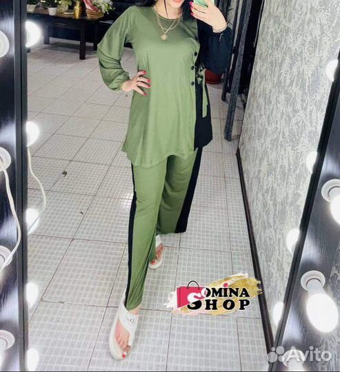 Платье со штанами