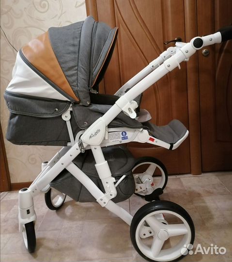 Коляска Adamex barletta 2 в 1 + зимний мешок