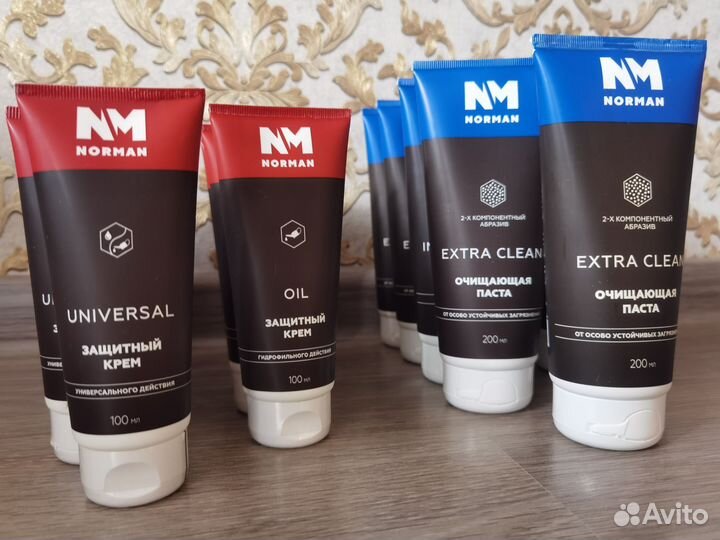 Крем защитный, скрабы Norman