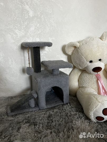 Домик для кошки с когтеточкой