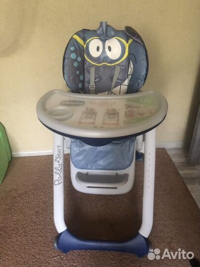 Стульчик для кормления chicco polly start 2