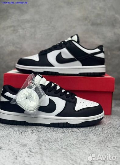 Кроссовки Nike Dunk Low White Black 36-45