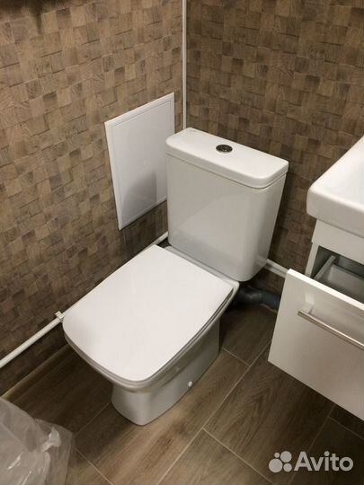 Установка унитаза, ремонт