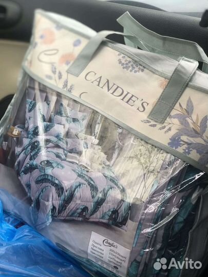 Постельное белье с одеялом евро