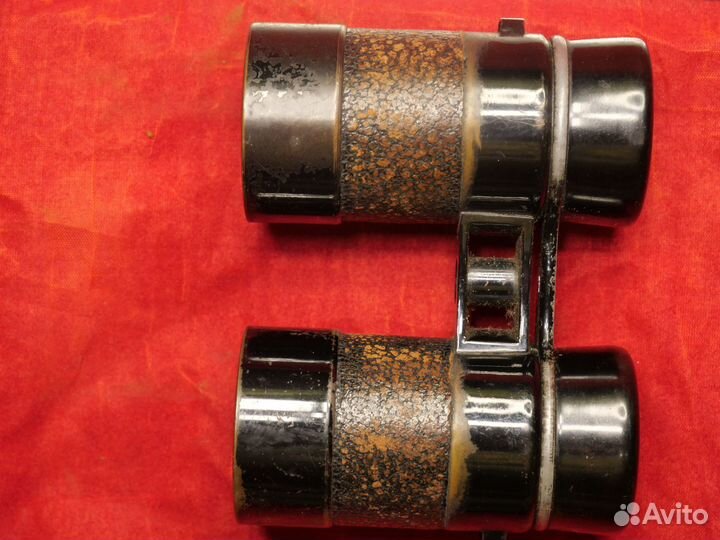 Старинный бинокль emil busch galinett 38 3,5x