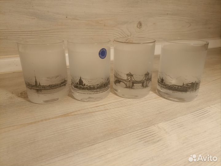 Стопки, стаканы с Санкт-Петербургом