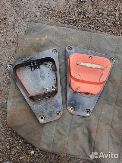 Бак (бензобак) и бардачки на мотоцикл иж