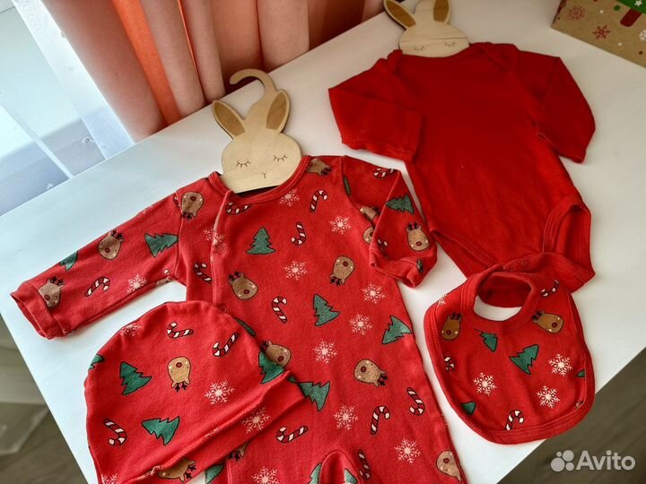 Новогодний комплект sinsay 68 размер