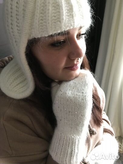 Шапка женская вязаная