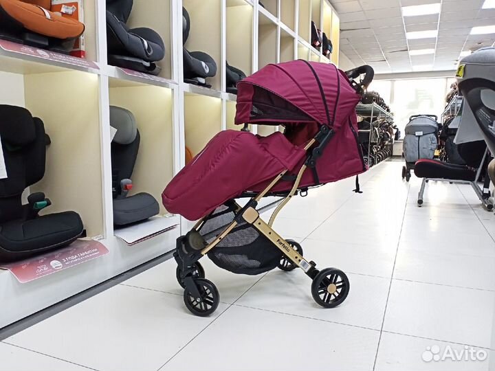 Прогулочная коляска Farfello Comfy Go Cherry