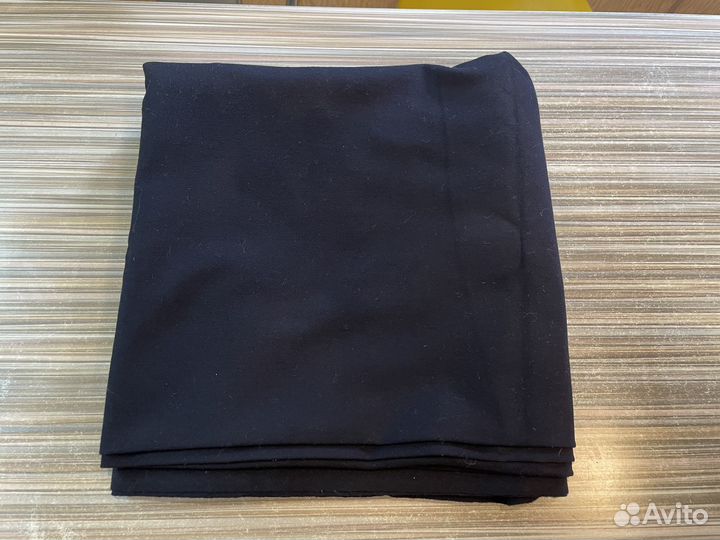 Ткань шерстяная тёмно-синего цвета