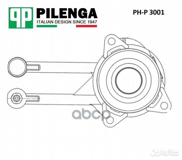 PHP3001 подшипник выжимной гидравлический Ford
