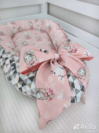 Комплект (кокон, плед, комфортер), новый