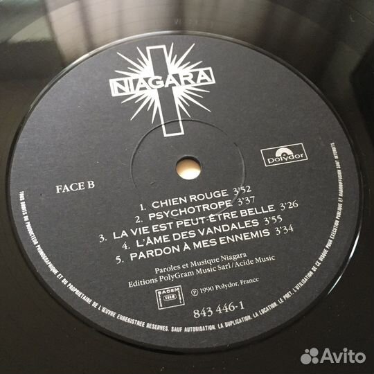 LP Niagara - Religion (1990) Polydor France