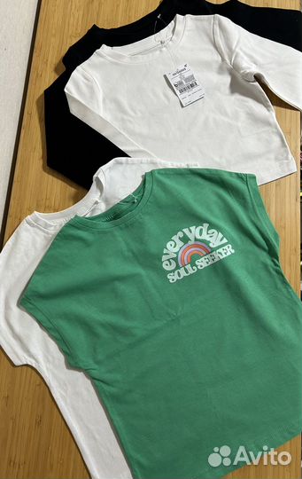 Футболки и лонги next, р-р 104-110