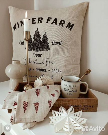 Чехол, чехол на подушку HM home H&M Zara home