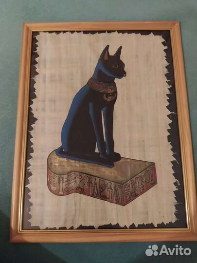 Картина из Египта на папирусе