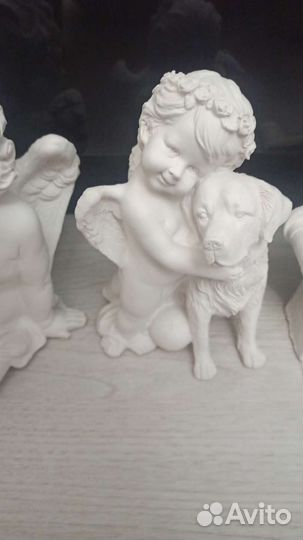 Фигурка ангел из гипса